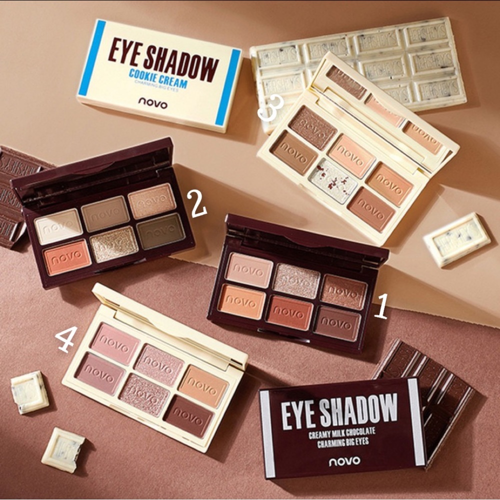 Cute Chocolate Eyeshadow Palette🍫3🍫
